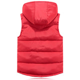 Women's Padded Jacket Hooded Waistcoat Sleeveless Hoodie Vest Winter Warm Zipper Classic Waistcoat