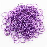 300pcs/bag Open Single Loop Ring Strong 6mm Stainless Steel Jump Rings for Jewelry Accessories DIY Making Women's Hanging Earing