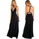 New wedding bridesmaid Party wear more open back sexy bandage long dress elegant women's Eucharist party open back long dress