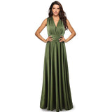 New wedding bridesmaid Party wear more open back sexy bandage long dress elegant women's Eucharist party open back long dress