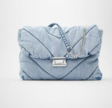 Luxury designer jeans bags women denim chain crossbody bags for women 2020 women's handbags shoulder bags messenger female