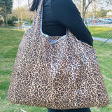 Heavy Bulk Foldable Shopping Bags Reusable Women's Handbags Shoulder Bags Grocery Bags Large 50 Pound Storage Bags