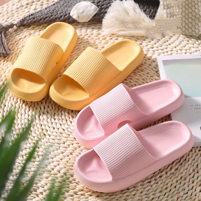 Summer Height Indoor Sandals Bathroom Woman Slippers Open Toe