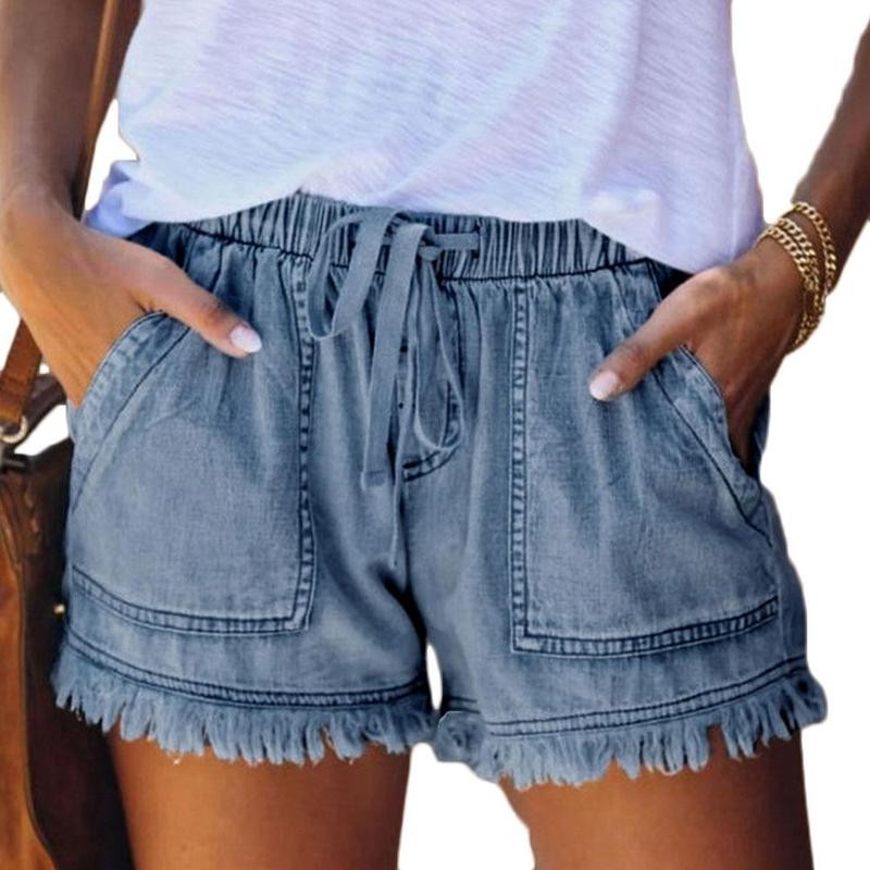 Agnes Orinda Plus Size Shorts For Women Roll Hem Denim Jeans Short Pants :  Target