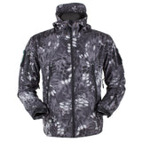 Waterproof Women's Tactical Soft Shell Jacket Coats Army Windbreaker Outdoor Hooded