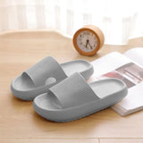 Fashion Slippers Women Thick Platform Indoor Bathroom Slipper Lovers Soft EVA Anti-slip Home Floor Slides Ladies Summer Shoes