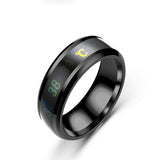 2021 Smart Sensor Body Temperature Ring Stainless Steel Fashion Display Real Time
