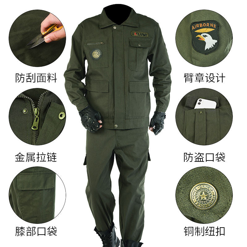 Work Clothes Summer Ultra-thin Anti-scalding Electric Welding Men's and Women's Dirt-resistant Dust-proof Carrying Pants Suit